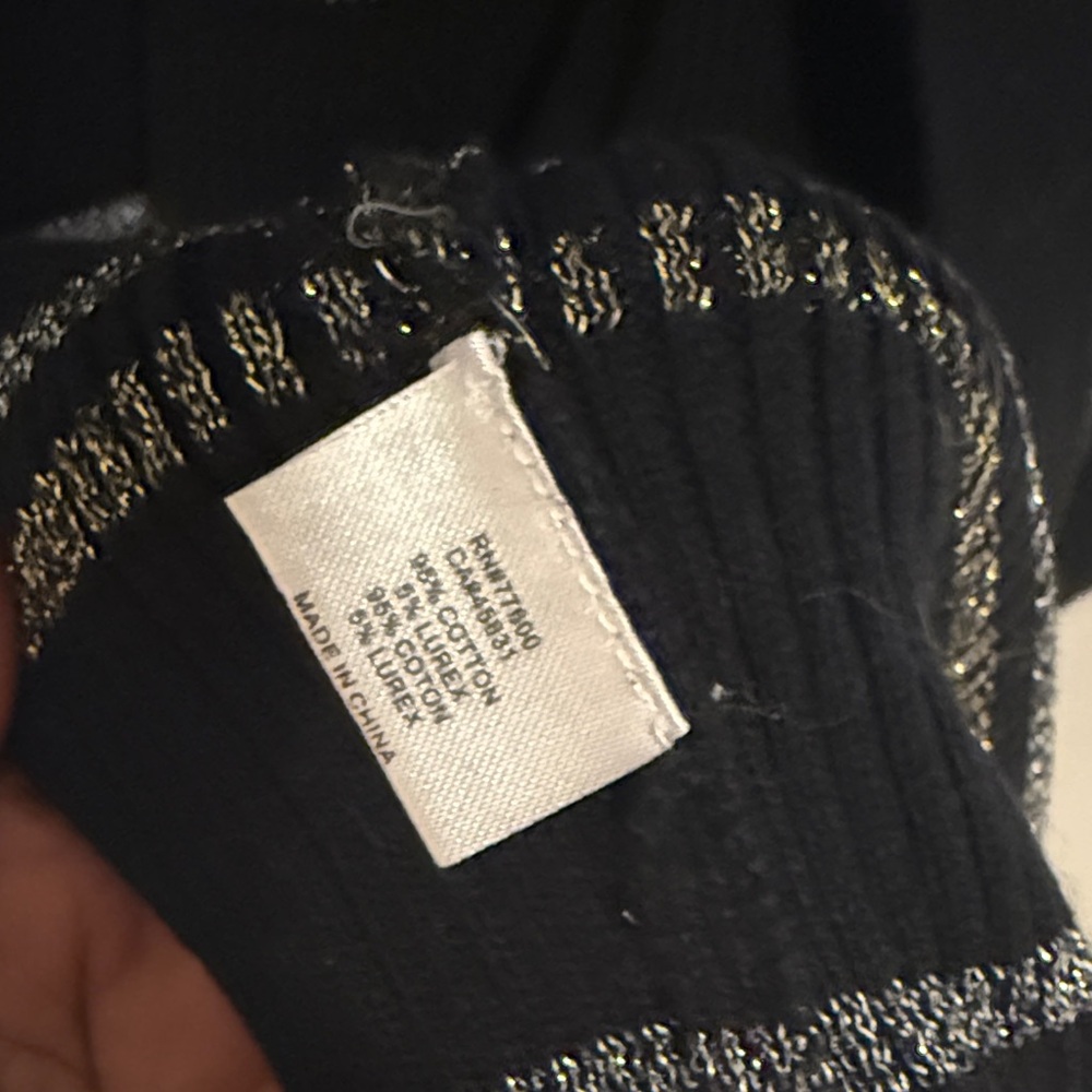 Chaser Black and Gray Striped Women's Cardigan - Picture 7 of 10